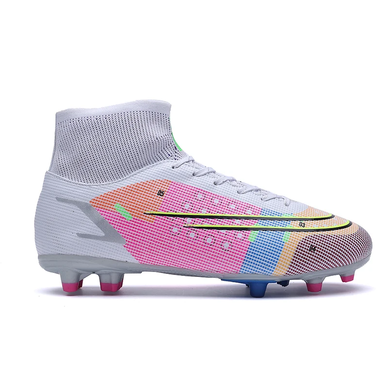  Профессиональная спортивная футбольная обувь с длинными шипами Superfly 14 высокие уличные тренировочные футбольные бутсы FG