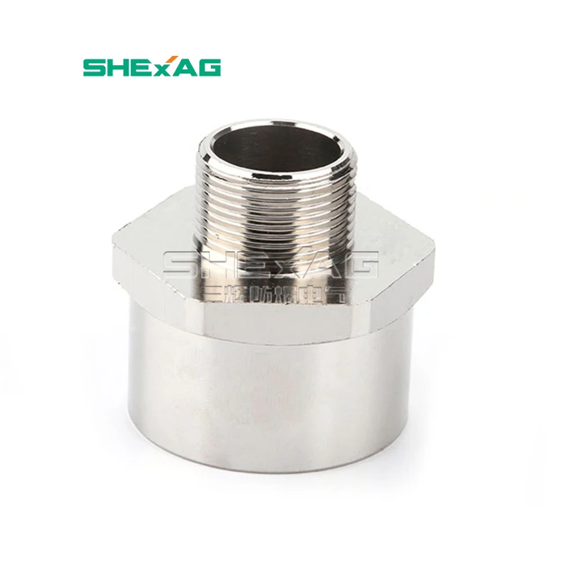 Top Quality ATEX Double Compression Explosion-rpoof Threaded Plug Cable Gland Enlarger Thread Adapter With Adapter