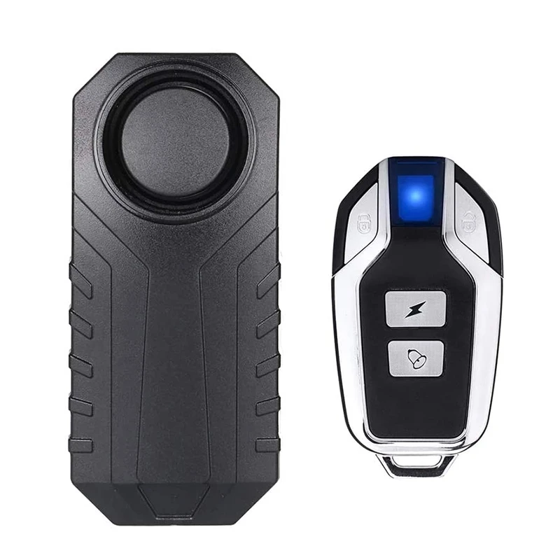 Wireless Anti Theft Vibration Motorcycle Bicycle Bike Alarm Security With Remote