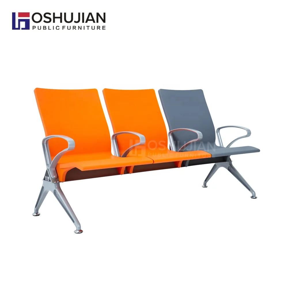 Airport Chair 3 Seater Waiting Chairs For Hospital Clinic Aluminum Public PU seating