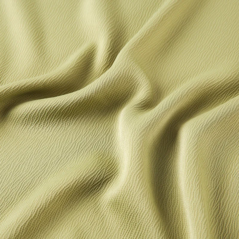 Polyester Spandex Crepe Crinkled Wrinkled Satin 4 Ways Stretch Fabric