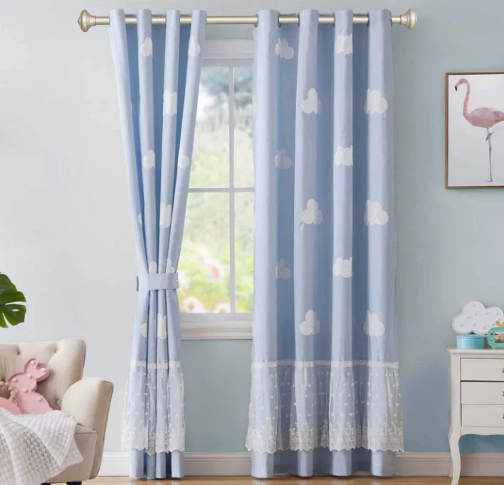 Smart Home 16mm 19mm 22mm 25mm 28mm 32mm poles rings brackets transparent curtain rod