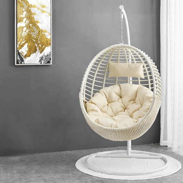Cheap Outdoor Garden Balcony Leisure Patio Swing Hanging Chairs Rocking Rattan Egg Chair