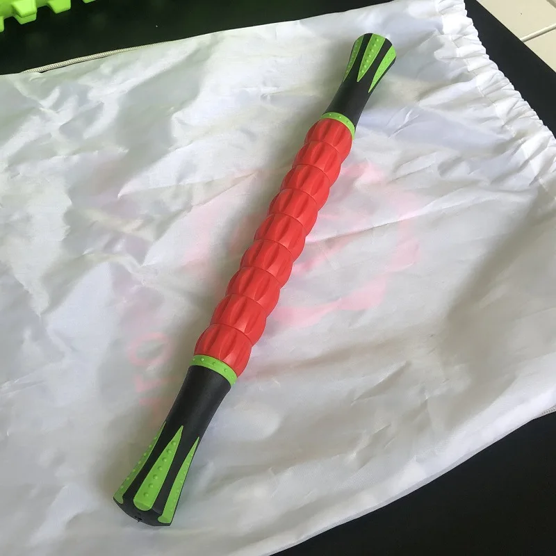 yoga massage stick - muscle relaxation gear exercise fitness stick shoulder neck acupuncture point fascia stick