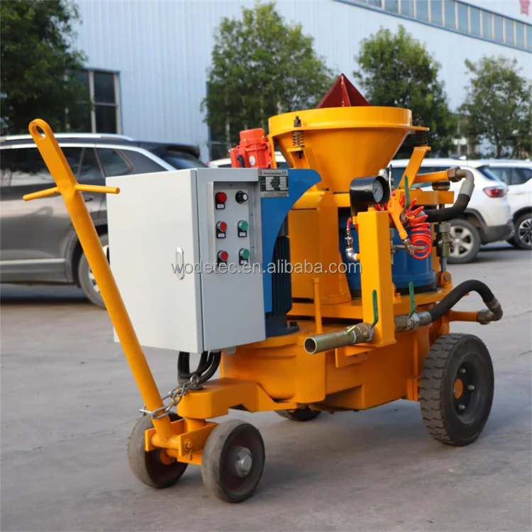 CE construction dry mix 9m3/h large capacity electric motor driven refractory shotcrete machine