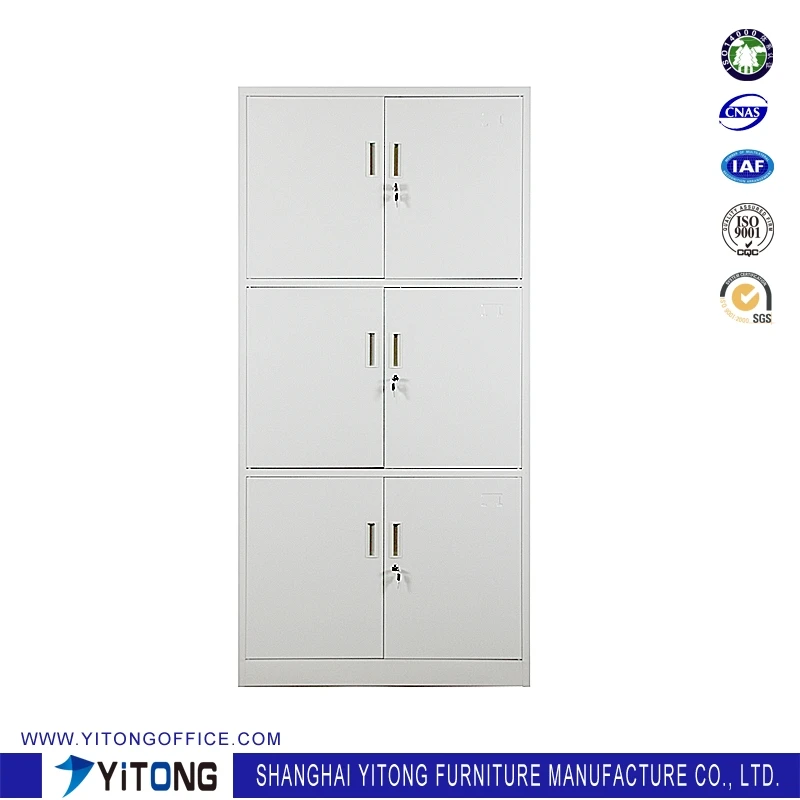 YML Wholesale Vertical 3 Door Metal Steel Filing Cabinet Fireproof Safes Storage Filing Cabinet With Lock