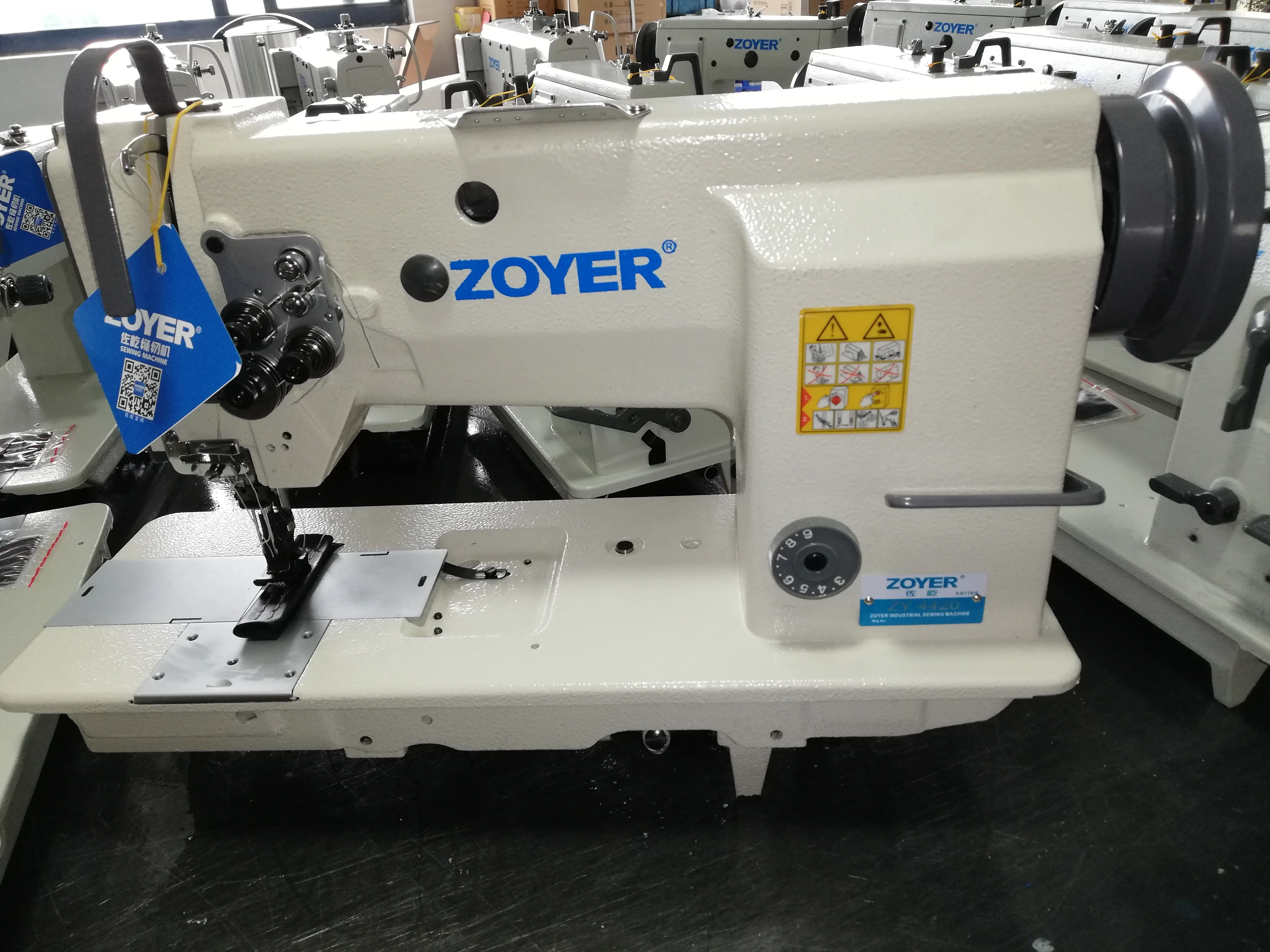 HOT SALE ZY 4420 Double Needle Compound Feed Industrial Lockstitch Sewing Machine