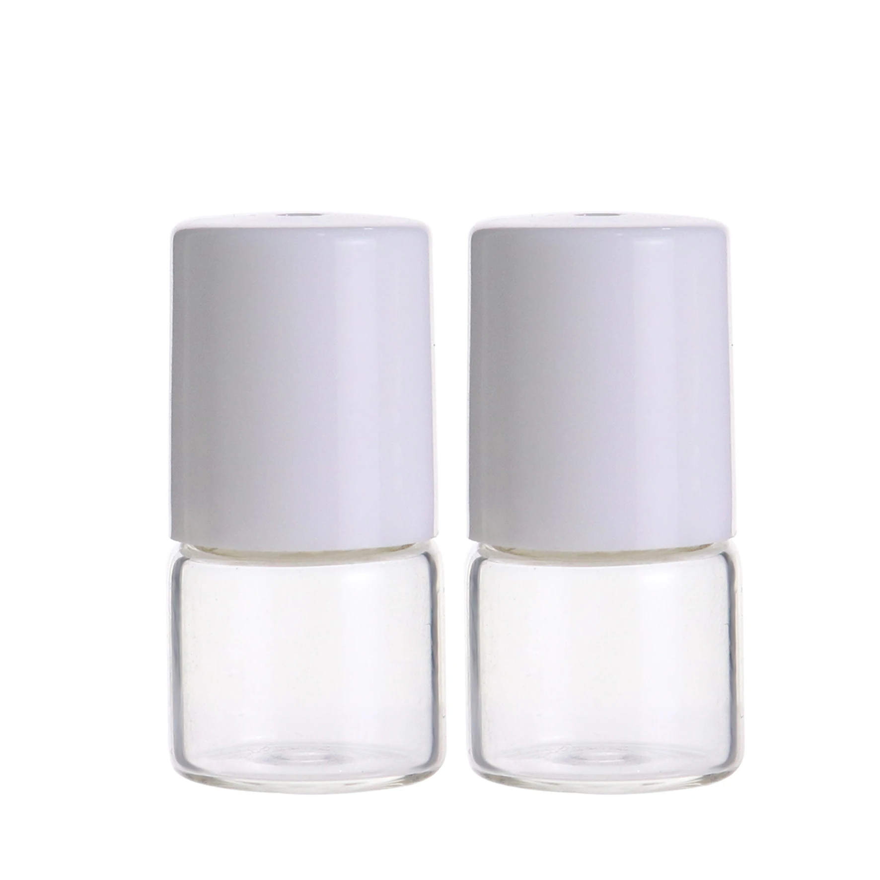 Low MOQ oil perfume glass roll on bottles refillable roller ball essential oil sample bottle