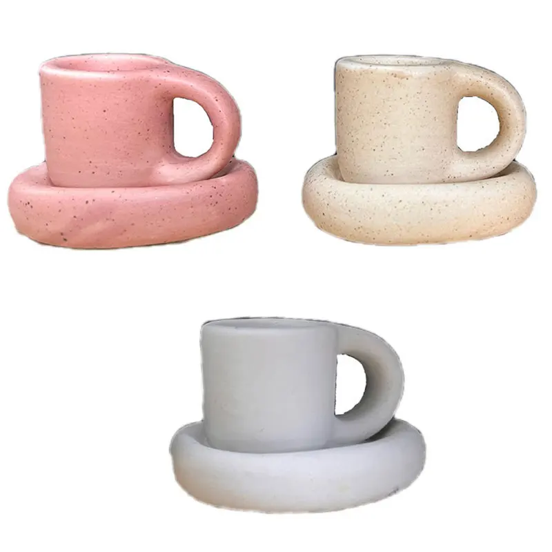 INS minimalist handmade Palo Santo bracket ceramic home decor incense holder candle holder Palo Santo tray ceramic container