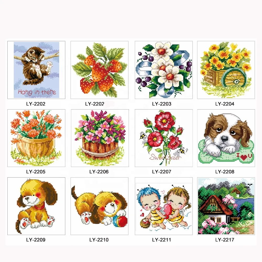 Room wall decoration sailboat pattern cross stitch clock diamond painting