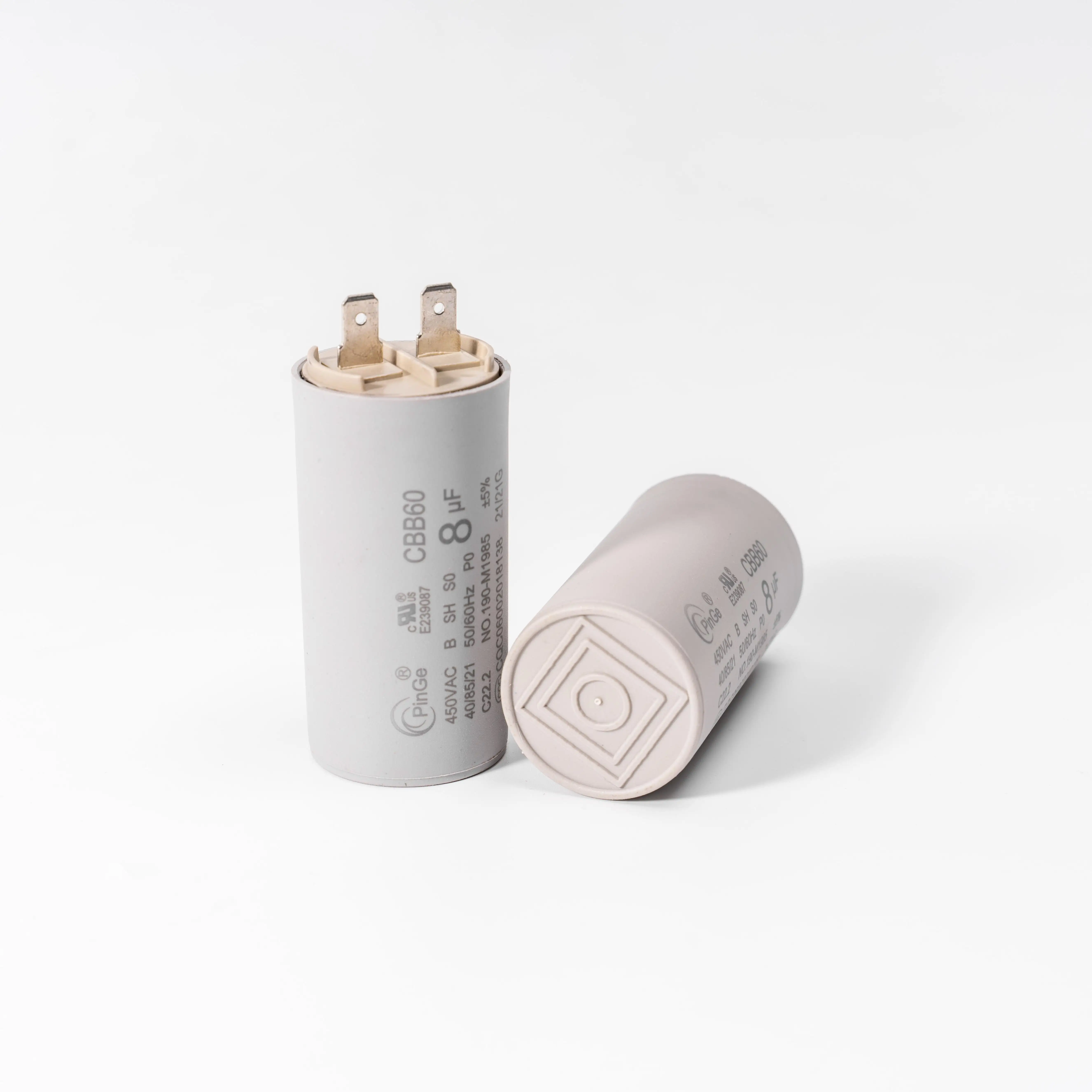 Pinge factory wholesale AC motor capacitor 250VAC 2.5UF CBB60