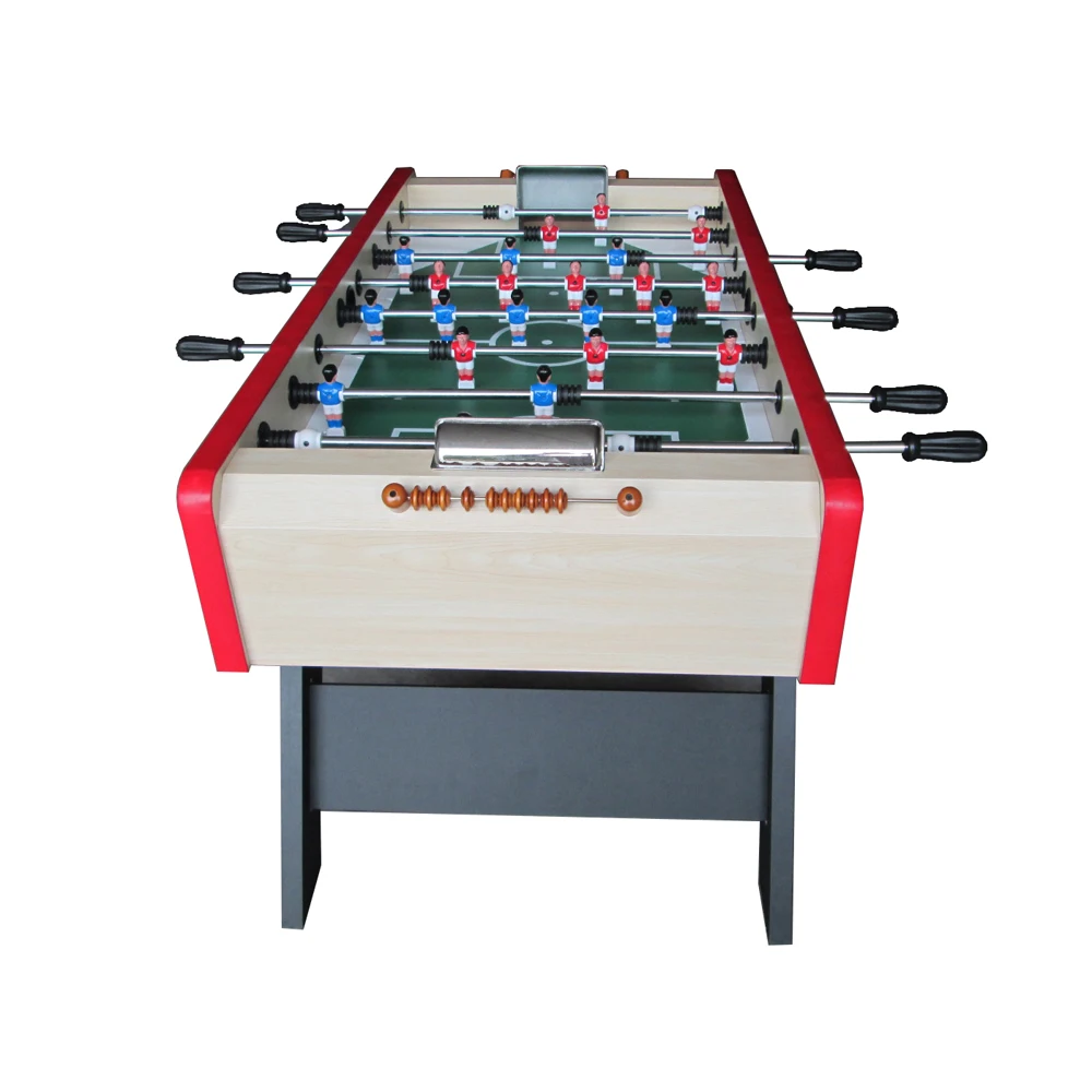 Style Custom MDF Foosball Soccer Table for Sale Factory Wholesale Modern Women Table Games Sea Soccer Table with Led Light 75KG