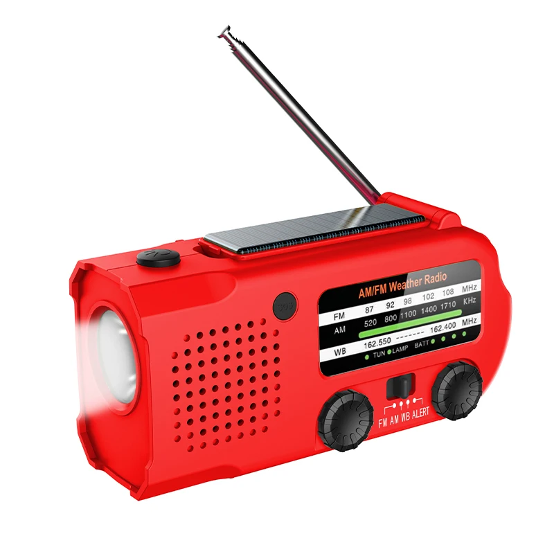 Аварийный фонарик радио ручной фонарь на солнечной батарее для выживания SOS-радио погоды лампа чтения портативный светодиодный экстренных