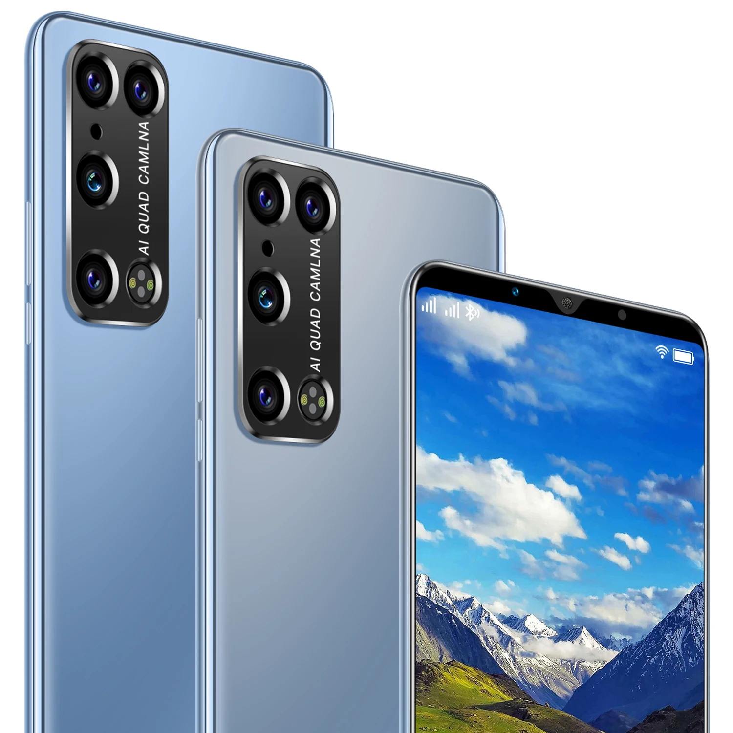 Новый дизайн 2021 Оригинальный разблокированный смартфон Rino8 Pro 12 Гб + 512 ГБ Android 10 две SIM-карты OEM Мобильные