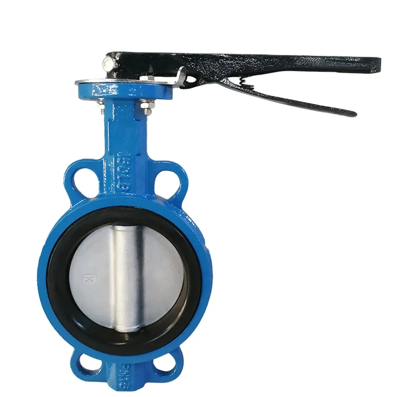 Butterfly Valve Manufacturer DIN EPDM Ductile iron CF8M Resilient Seat Butterfly Valve customizable