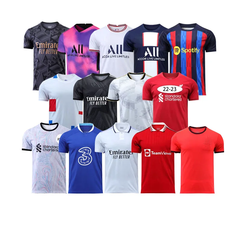 22/23 new design full sublimation world cup jersey soccer jersey football uniform kit soccer brand kit