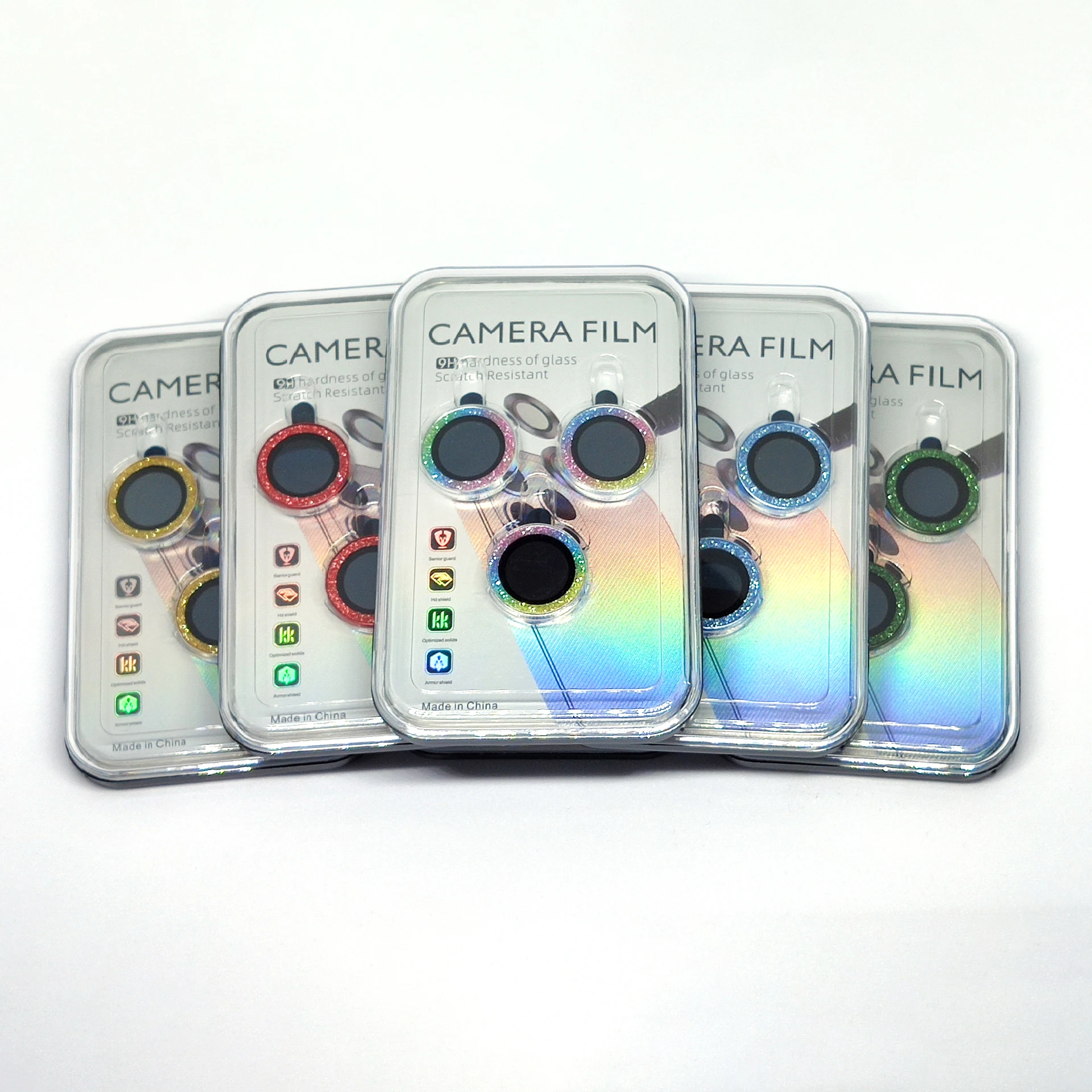 3d tempered glass lens 9h screen protector for iphone 12 13 14 pro max plus camera lens film with retail packaging