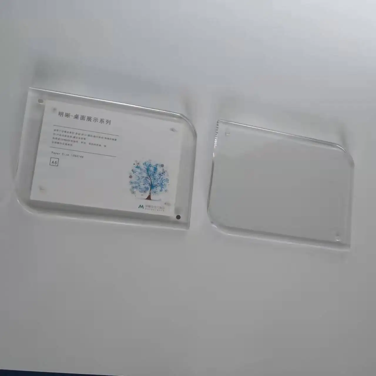 Luxury Home Office Use  5x7 Acrylic Picture Frame Digital Acrylic Photo Frame With Magnetic