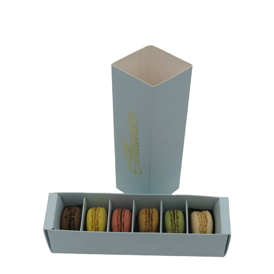 Custom Luxury Sliding Cookie Macaron Gift Packaging Box Wholesale