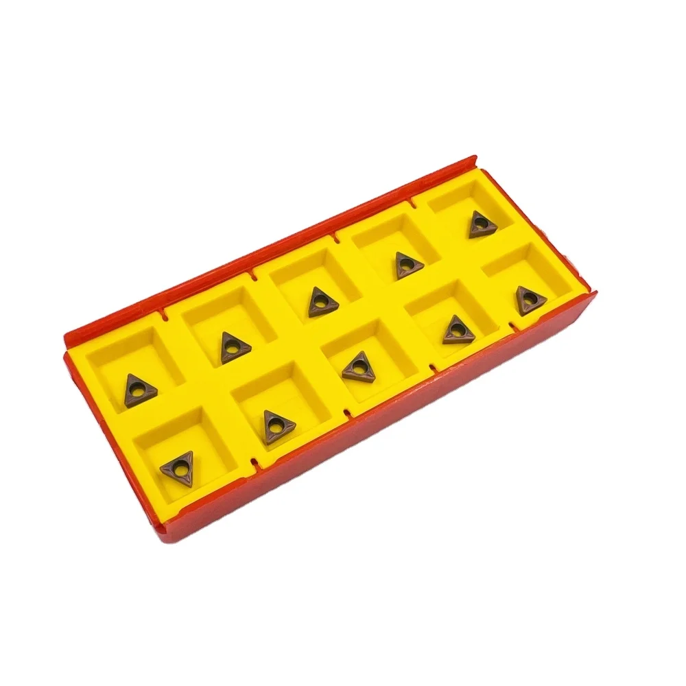 Sandviks 10 шт. TCMT06T102 06T104 06T108 режущие инструменты CNC токарные пластины для стали CNC резак карбид вольфрама вставка