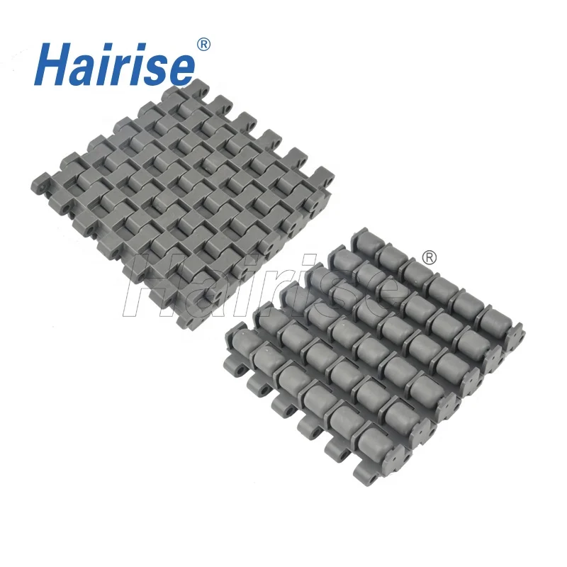 Hairise Har7706 series flat type with roller ball top modular conveyor belt
