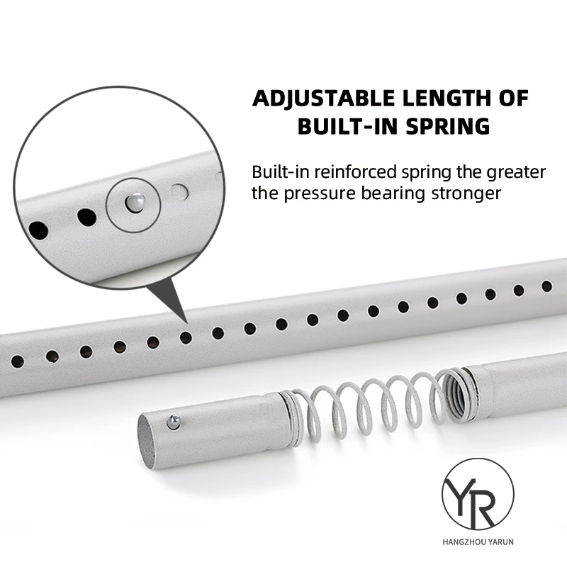 Регулируемый раздвижной 16 мм карниз для штор, раздвижной 65100 см удлинитель для штор для душа