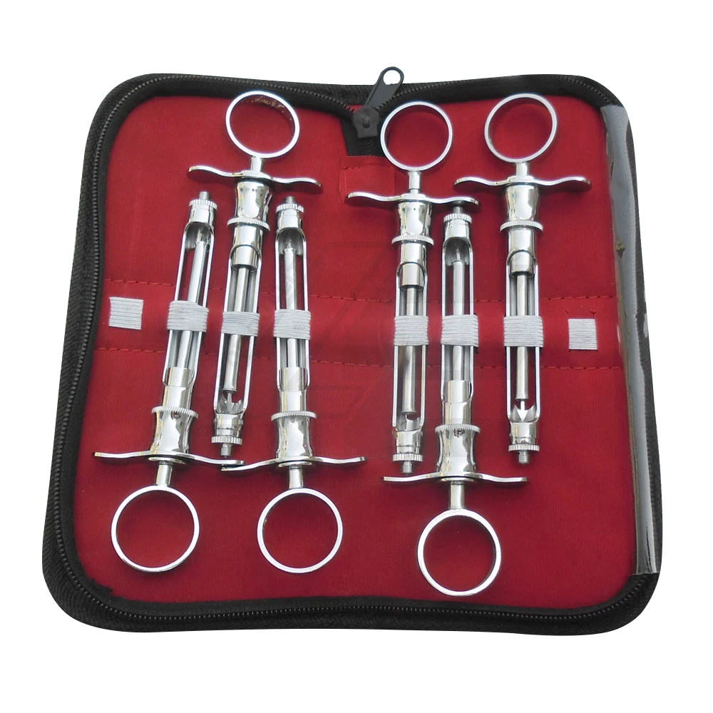 12 PCS ASPIRATING SYRINGE TYPE 1.8ML DENTAL INSTRUMENTS HIGH QUALITY STAINLESS STEEL 2023