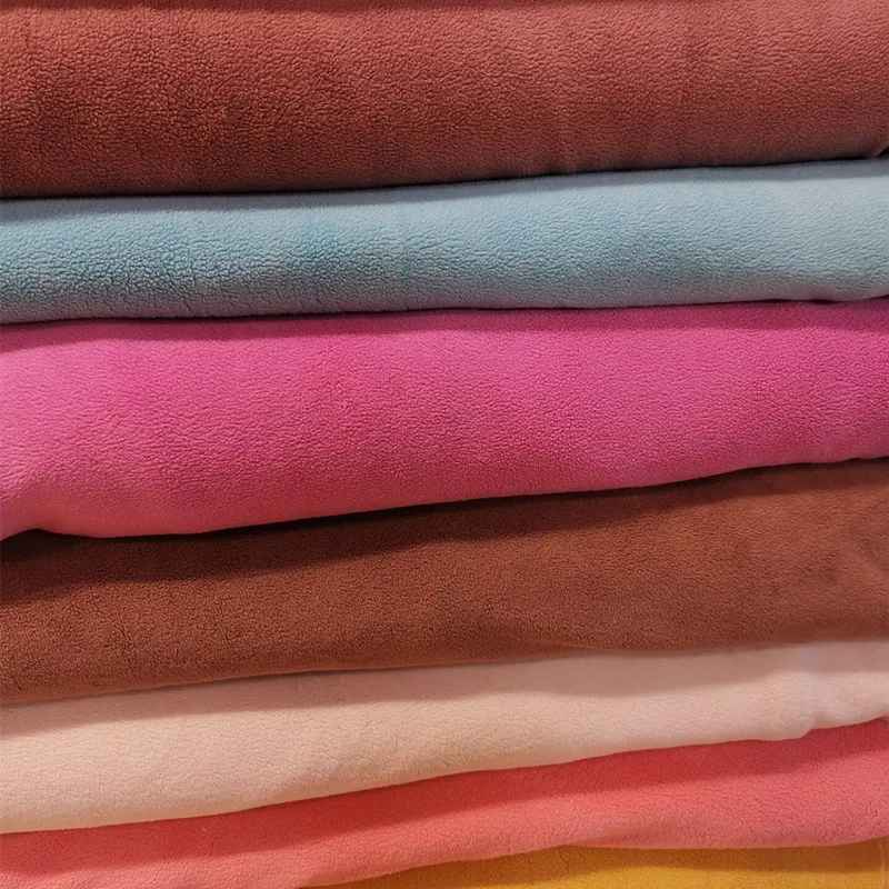 Anti-Static Waterproof 100% Polyester Cheap Price Two Side Polar Fleece Fabric For Blanket