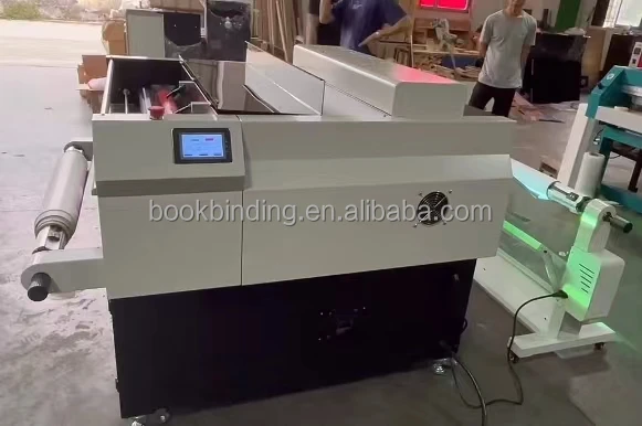 Fast Speed Automatic UV Photo Lamination Coating Machine for Paper Home Use with New Motor Bearing Pump PLC Components