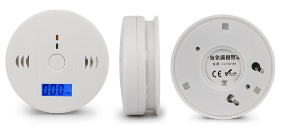 Smart Home Security Alarm System Carbon Monoxide Detector Digital Display Carbon Monoxide Alarm
