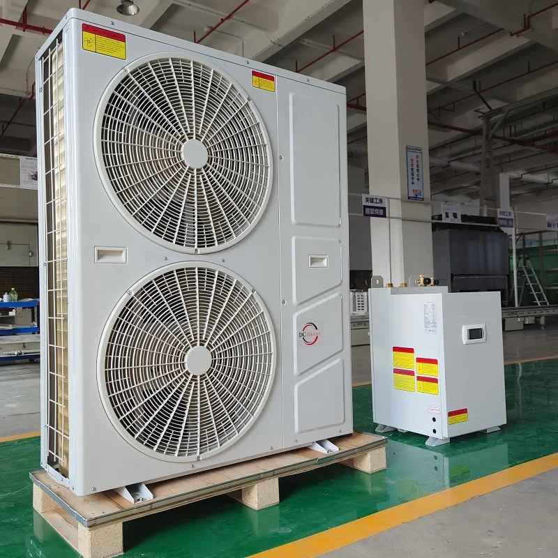 split air source dc inverter air to water R32 heat pump heating cooling for Europe with wifi control