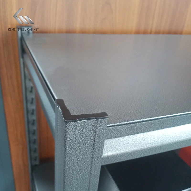 Boltless Adjustable Industrial Warehouse Store Home Garage Shelving Metal Frame 5 Layer Sheet Storage Shelf Rack