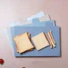 High Quality Set Of 4 Cutting Boards With Storage Stand Thicker Plastic Chopping Board Set Kitchen Accessories