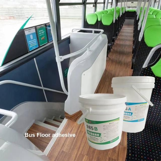 permanent flexibility AB part polyurethane glue weather resistance PU adhesive sealant for paving vehicle floor