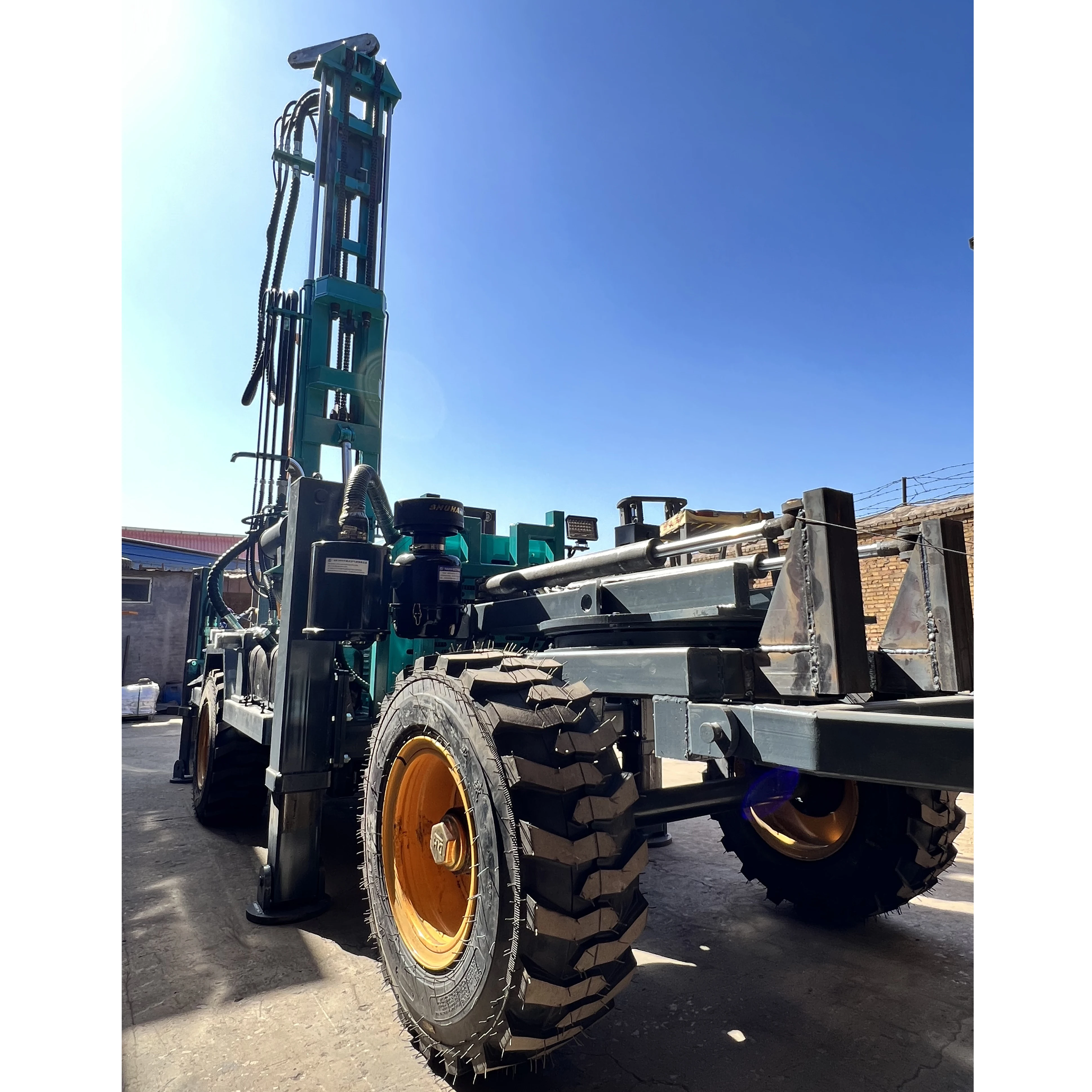 New popular portable 160 meters Top-ranking water well rotary drilling rig machine for sale