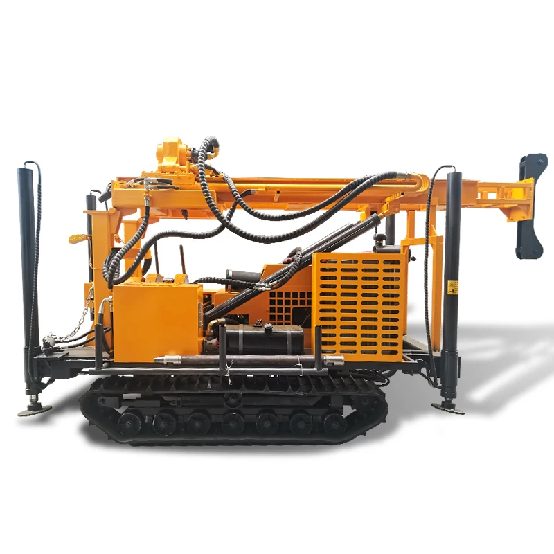 Dual Function Rock Core And Water Well Drilling Rig 200M Crawler Type High Hydraulic Outrigger Drilling machine