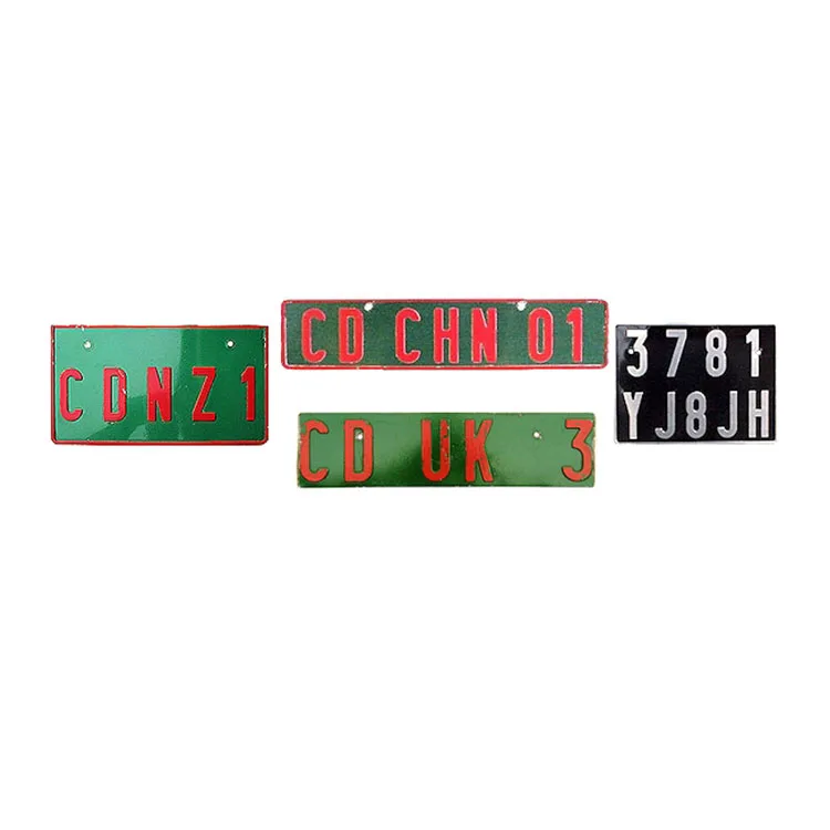 License Plates of Vanuatu Custom Embossed Blank Sublimation Car Aluminum License Plates
