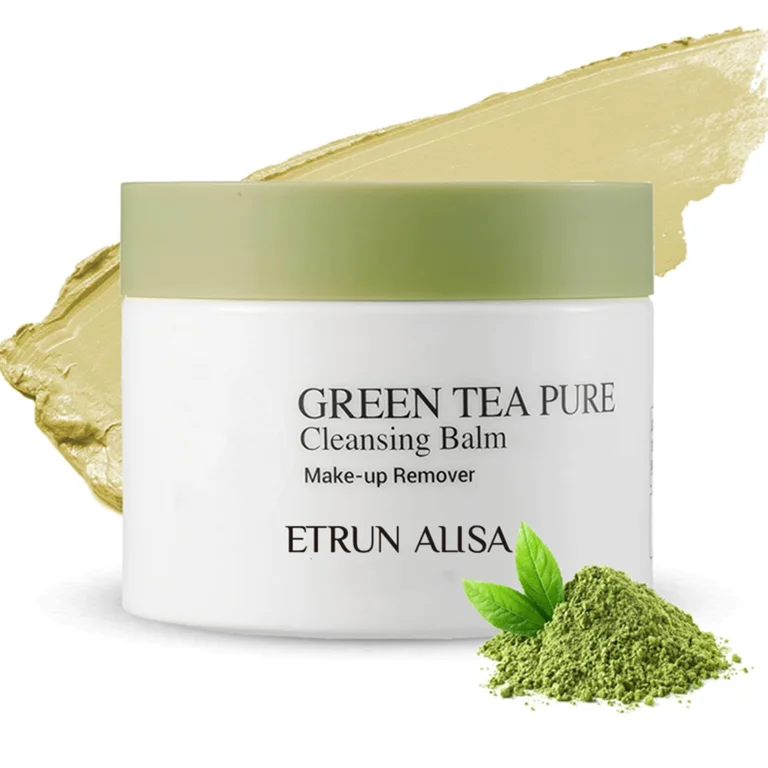 ETRUN ALISA Private Label Natural Green Tea Cleansing Balm Soothing Gentle Makeup Remover Fight Acne Deep Cleansing