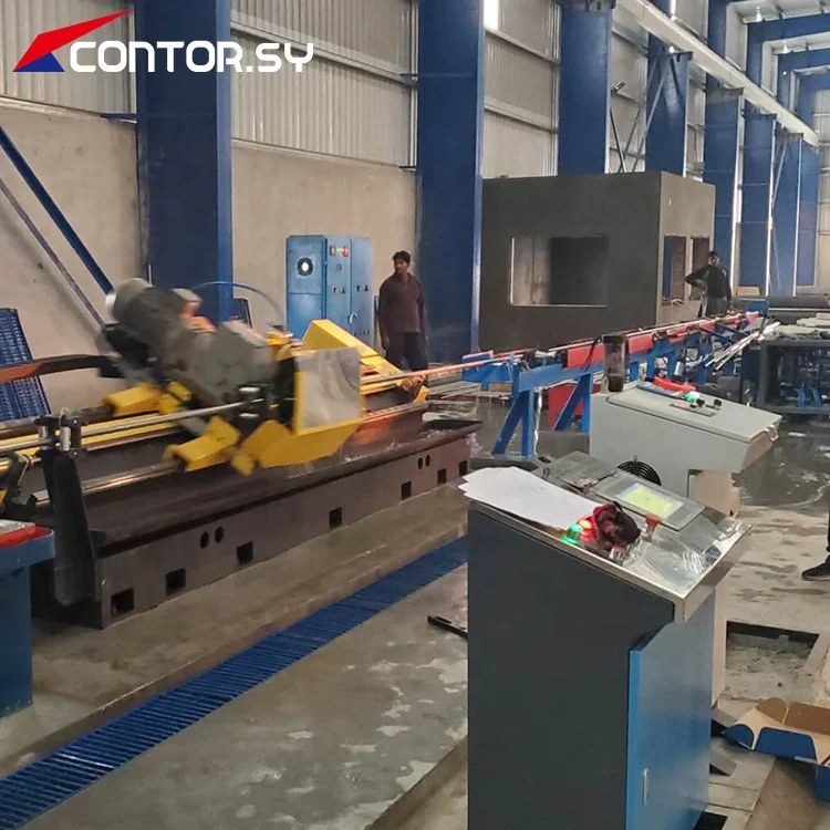 Contor Flying Cut Off Machine Tube Mill Line For Cold Steel Coil