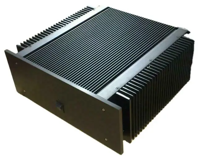 Алюминиевое шасси для корпуса усилителя мощности DIY Audio Amp металлический корпус + радиатор