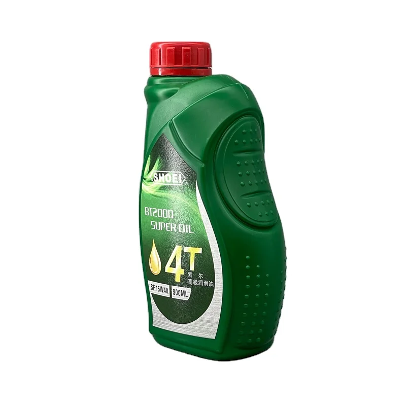 Custom 1000ml 32oz Empty Engine Oil Bottle Green HDPE Motor Oil Bottle for Motor Use