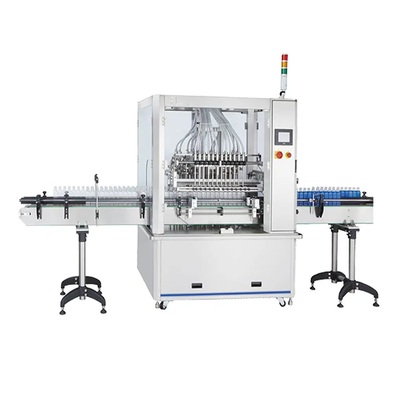 6 Heads Automatic Juice Water Bottle Liquid Bottling Palm Coconut Cooking Oil Filling Capping Machine Line