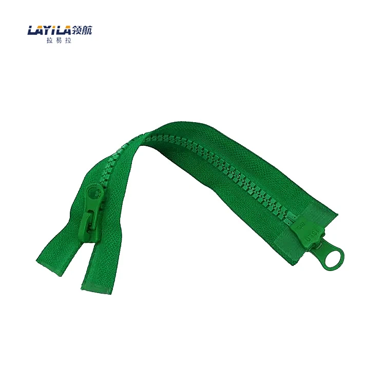 Cheap Price Double Sliders Plastic Zipper