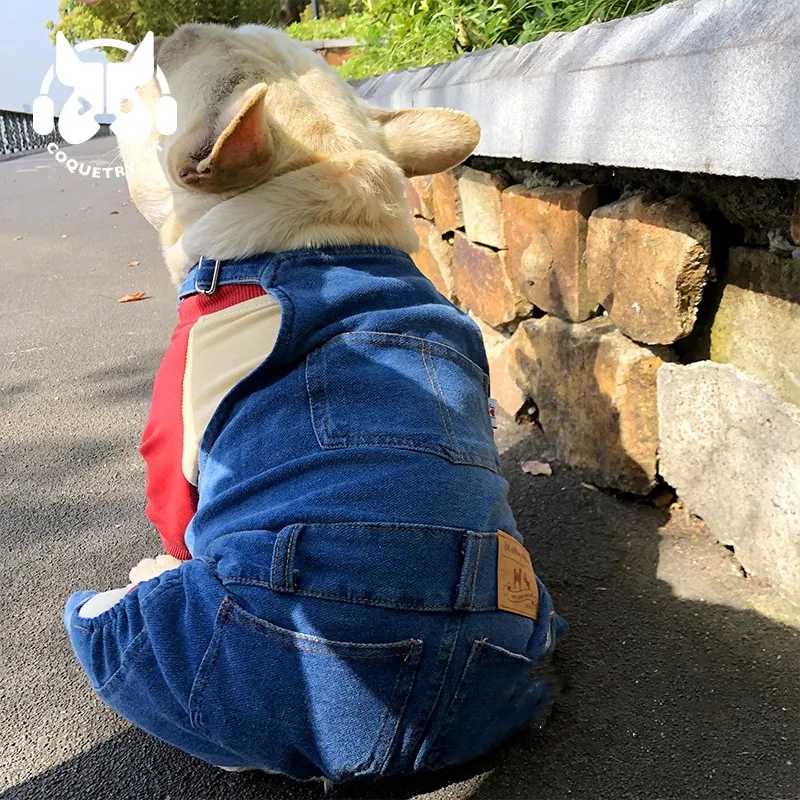 Factory Price dog new spring and summer overalls teddy dog overall dog clothes