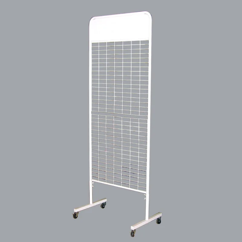 Health Supplement Sneaker Display Mart Rack Grid Panel Metal Wire Mesh Supermarket Store Display Rack