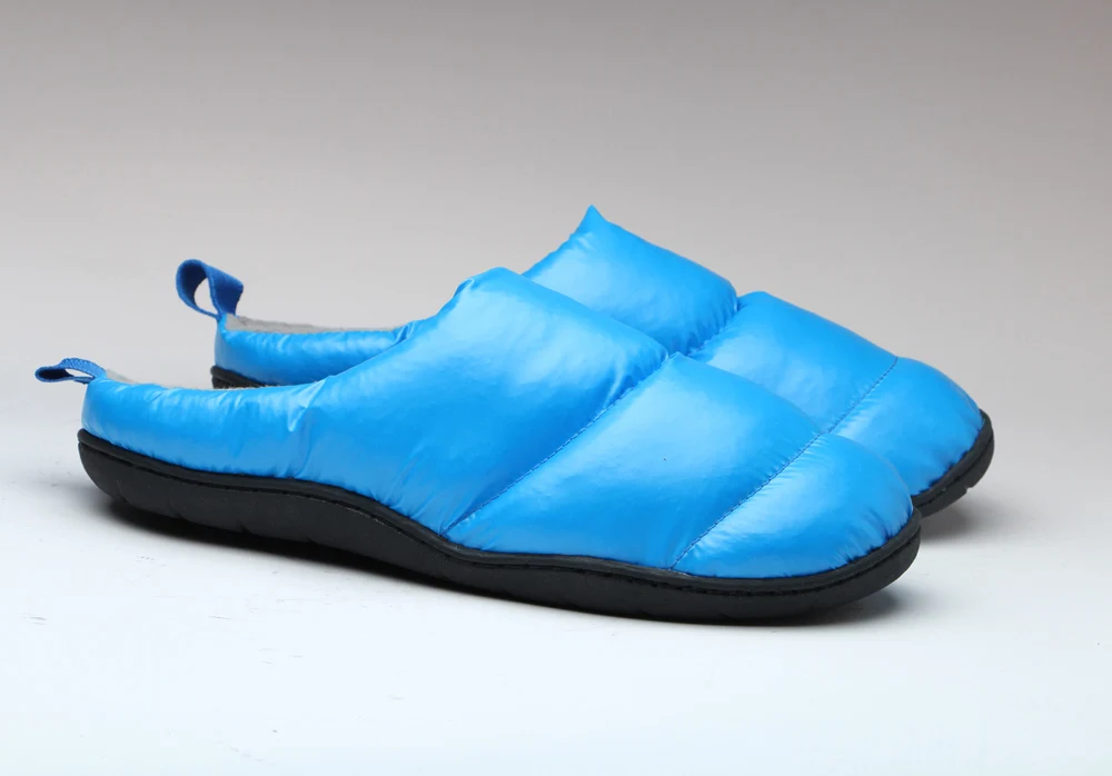 Trendy Soft Fleece House Warm Quilted Down Mens Indoor Warm slippers