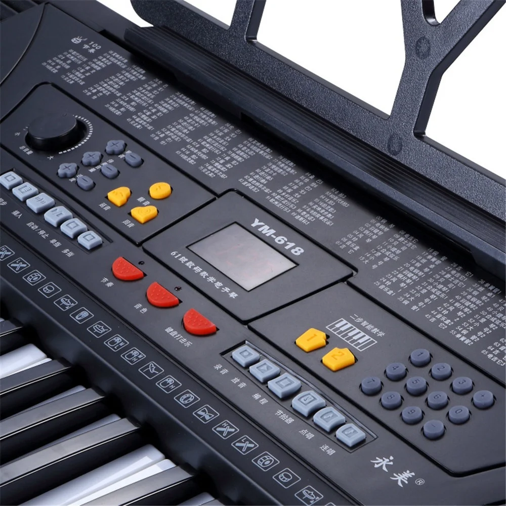 YM-618 клавиатура электронные многофункциональные пианино 61 Ключи для обучения клавишных инструментов