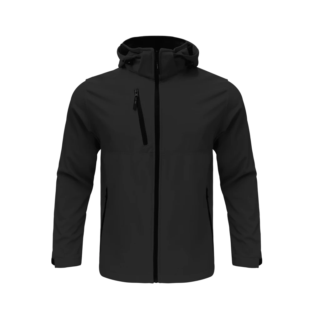 Easy wear wholesale garments cheap soft shell jacket with hoodies