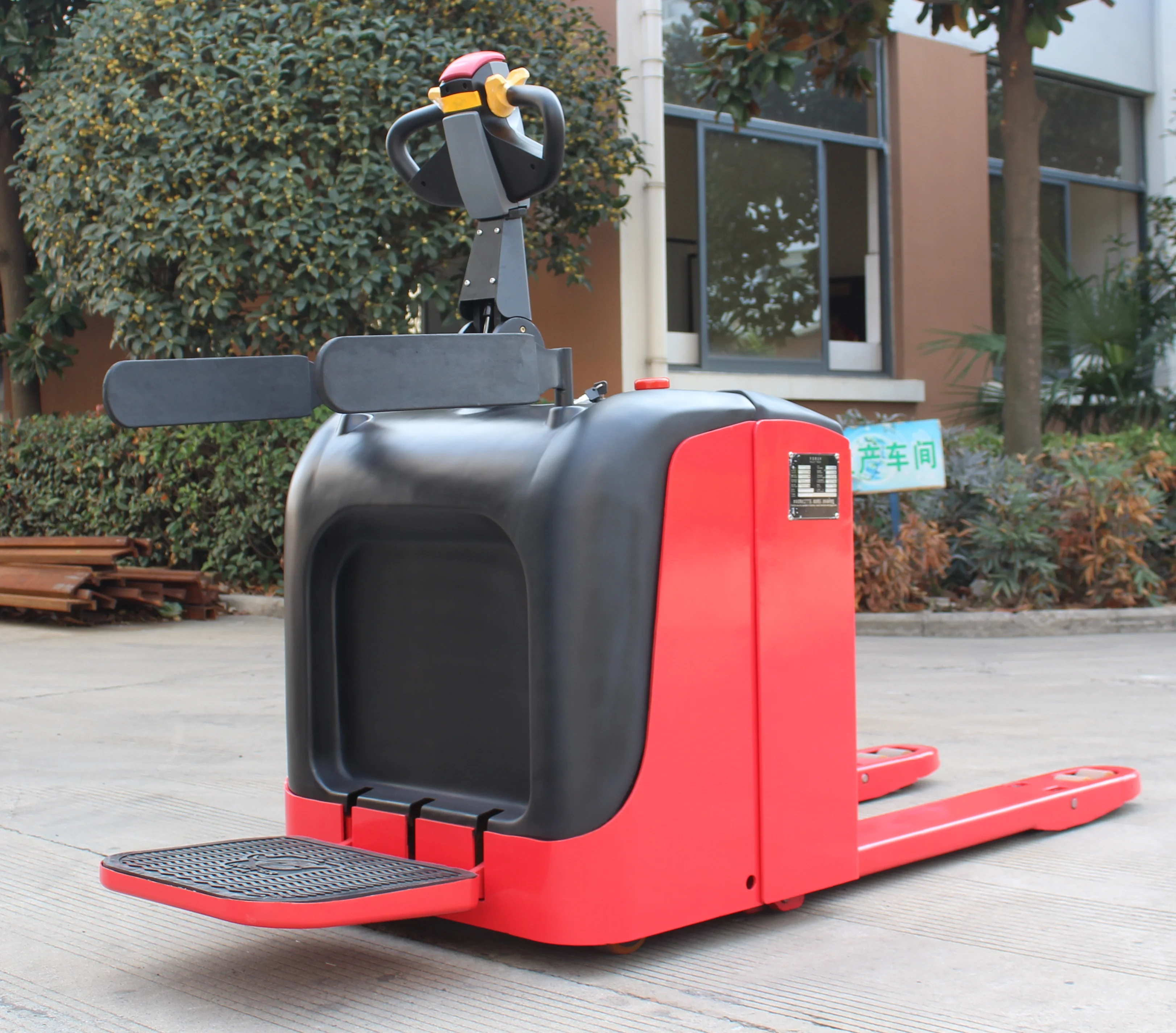 
Electric Stacker Truck Pallet Lift Stacker Capacity 1000/2000kg Full Electric Forklift in Warehouse 