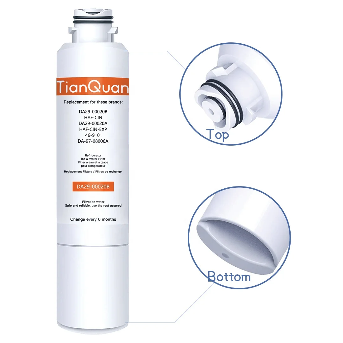 
replacement refrigerator water filter for samsung da29-00020b 